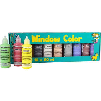 Window Color Superset, 10 Farben inkl. Vorlage