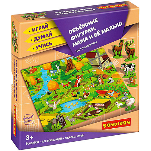 Настольная игра Bondibon "Играй. Думай. Учись" Мама и её малыш от Bondibon