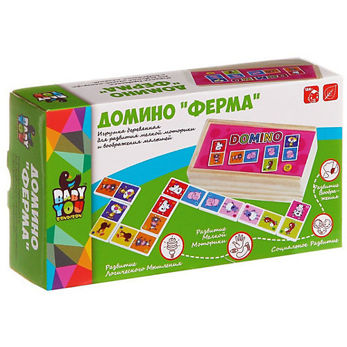 Домино Bondibon Baby You "Ферма" от Bondibon