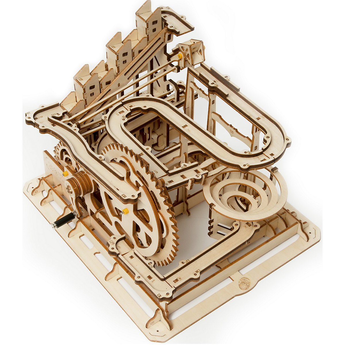 Marble Parkour 3D-Holzpuzzle Kugelbahn-Bastelset 254 Teile