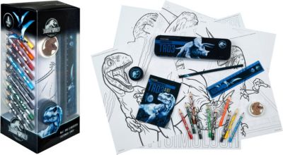 Mal- und Schreibturm Jurassic World, 25-tlg.