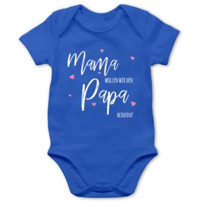Sprüche Baby Mama wollen wir Papa heiraten Baby Body Kurzarm