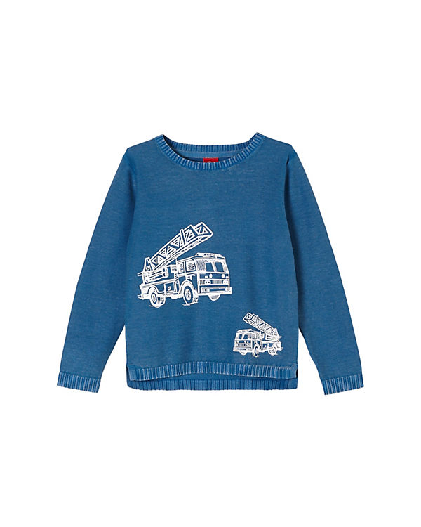 Blue Seven Baby Jungen Sweatshirt Feuerwehr