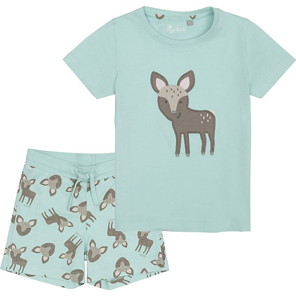 Schlafanzug für Mädchen, Waldtiere, Organic Cotton
