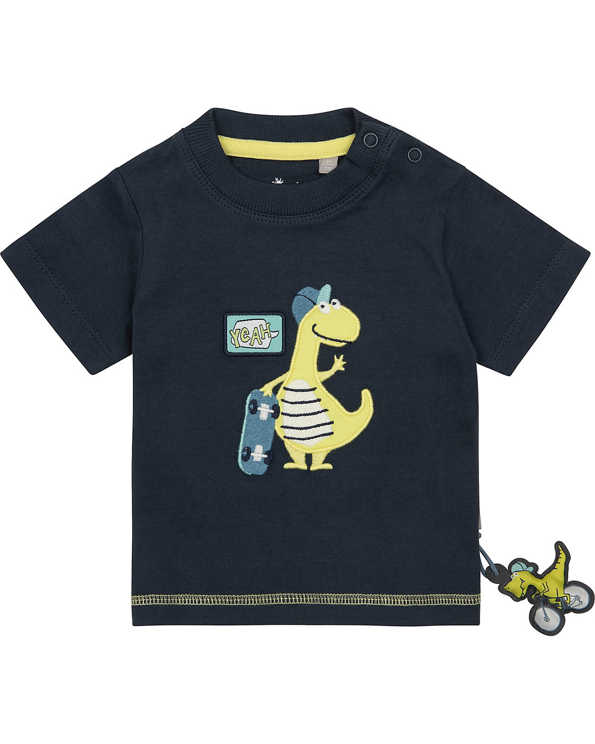 sigikid Baby T-Shirt SPORTY DINO für Jungen Dinosaurier Organic Cotton