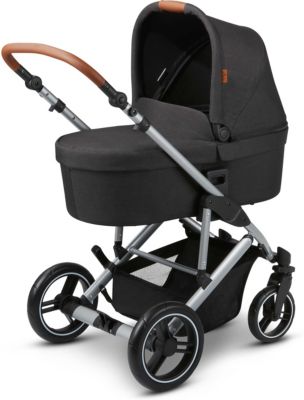 Kombi Kinderwagen Catania 4 Komplettset inkl. Babyschale Hazel und weiteres Zubehör, woven black 2