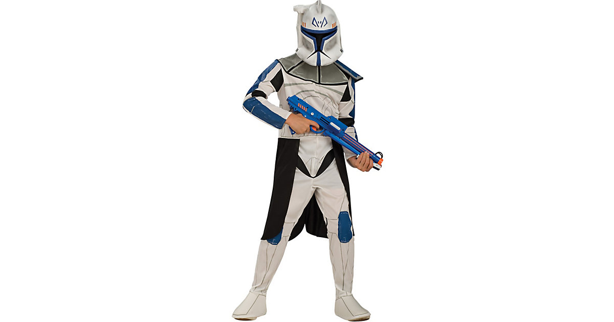 Kostüm Clone Wars - Blue Clonetrooper, 2-tlg. Gr. 128/140