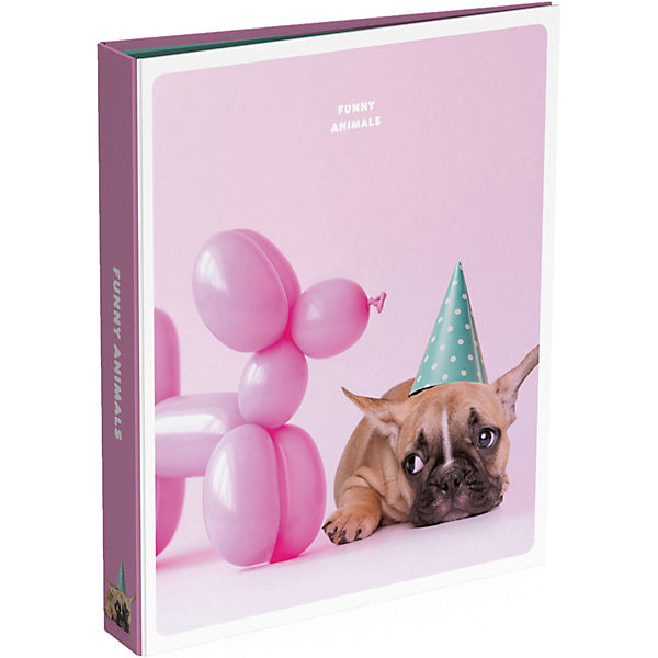 Ringbuch/Zeugnismappe A4 FUNNY ANIMALS Hund