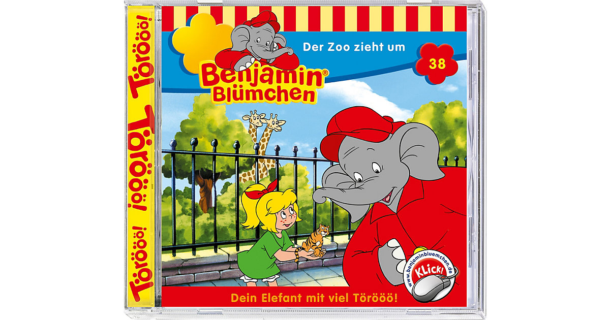 CD Benjamin Blümchen 38 - Der Zoo zieht um Hörbuch