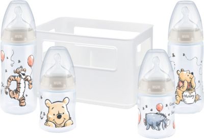 NUK First Choice Plus Babyflaschen Starter Set Girl Flaschenbox mit 4 
