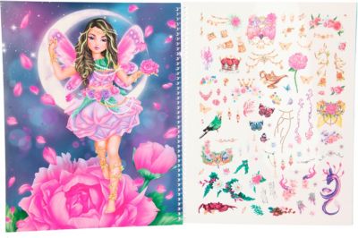 TOPModel Create your TOPModel Malbuch FAIRY mit Stickern 2