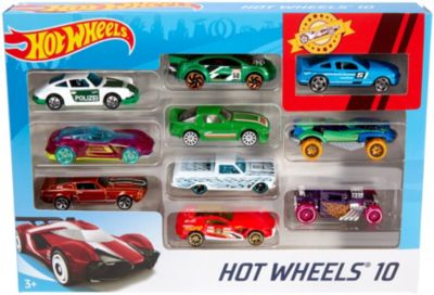 Hot Wheels 10er Pack 1:64 im Geschenkkarton 