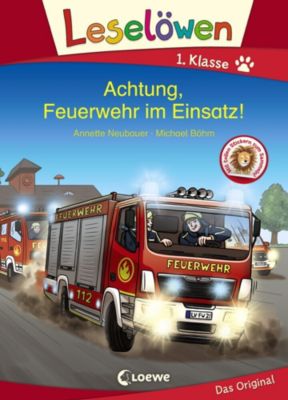 Image of Buch - Leselöwen 1. Klasse - Achtung, Feuerwehr im Einsatz!