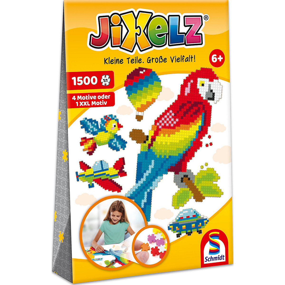 Schmidt Spiele Jixelz Puzzle Alles was fliegt 1.500 Teile GU8676