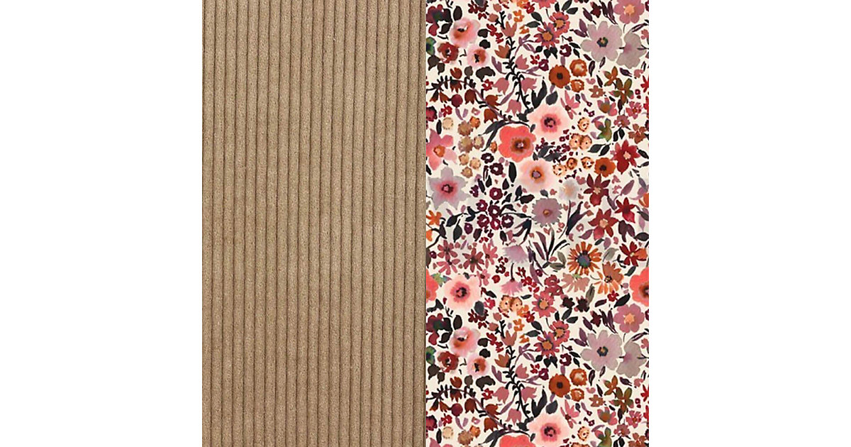 ukje Fußsack Buggy Universell - Beige Blumenmuster beige