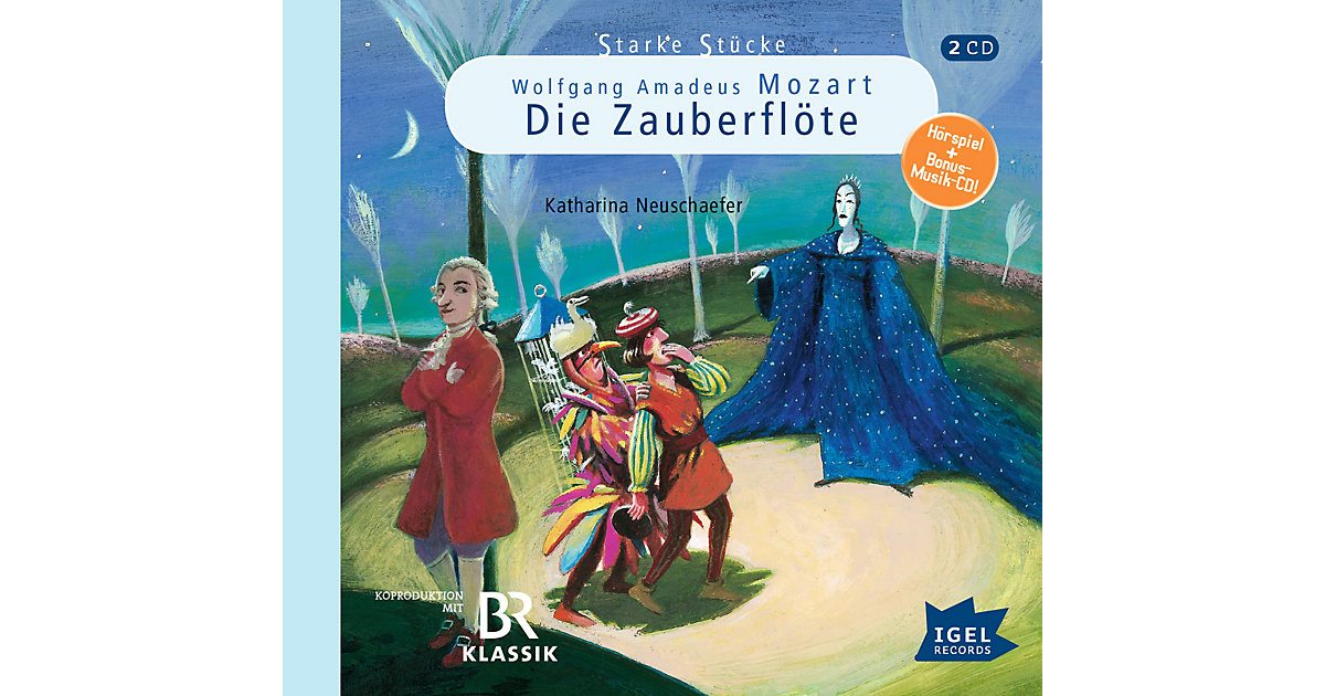 Wolfgang Amadeus Mozart - Die Zauberflöte, 2 Audio-CDs Hörbuch