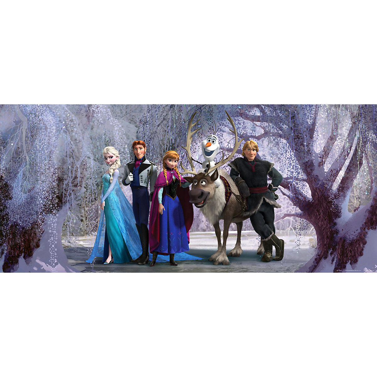 Wandtapete Disney Frozen 202 x 90 cm