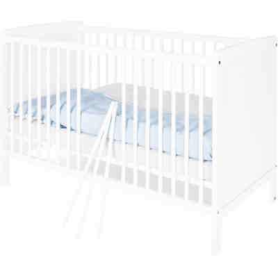 Kinderbett ROBIN, Kiefer weiß, 60 x 120 cm