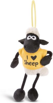 Nici Beanbag Schlüsselanhänger Shaun das Schaf mit Plüschtier Anhänger Stofftier 