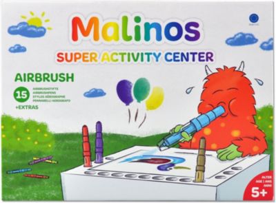 Malinos BloPens Magic 10+1 inkl Schablonen und Papier Pustestifte Blo Pens NEU 