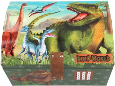 Dino World Schatztruhe mit Code, Sound und Licht, Dino World | myToys