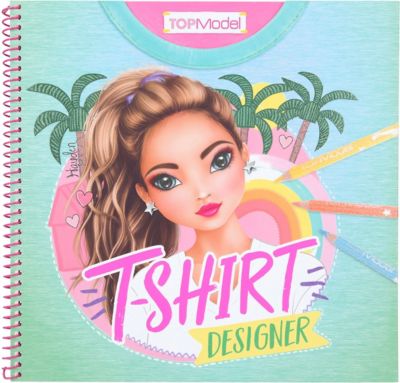 TOPModel T-Shirt Designer Malbuch