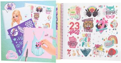 TOPModel T-Shirt Designer Malbuch 2