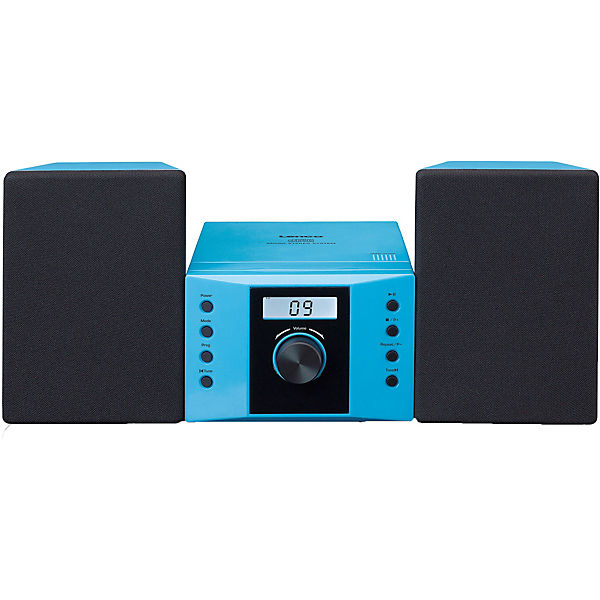 MC-013BU - Micro-Hifi-Anlage mit CD-Player, Radio und AUX-in, blau