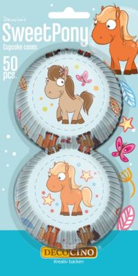Muffinförmchen Sweet Pony, 50 Stück