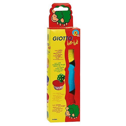 Мягкая паста для моделирования Giotto, 3шт х 100 г, желтый, красный, синий. от Giotto