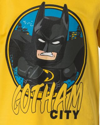 Batman Original Bluse T-Shirt Jungen Kinder Lego 100% Baumwolle Langarm Kurzarm 