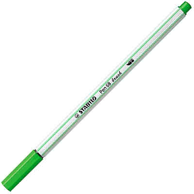 Premium-Filzstift Pen 68 brush, Pinselspitze für variable Strichstärken, hellgrün