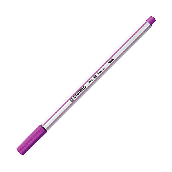 Premium-Filzstift Pen 68 brush, Pinselspitze für variable Strichstärken, lila