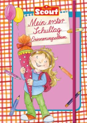 Image of Buch - Scout - Mein erster Schultag Erinnerungsalbum (Mädchen)