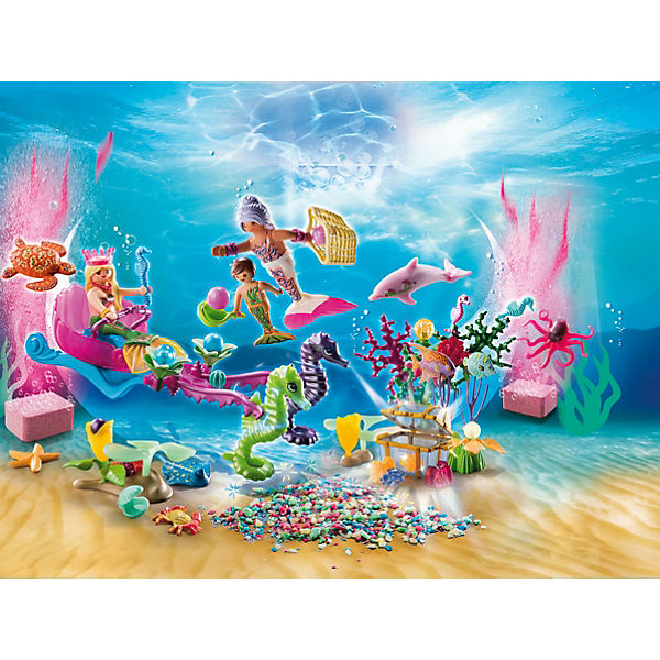 PLAYMOBIL® 70777 Adventskalender "Badespaß Meerjungfrauen"