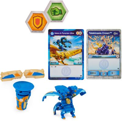 Bakugan Armored Alliance Ultra Sabra x Pyravian (Fusions-Bakugan) mit Baku-Gear 1er Pack 2