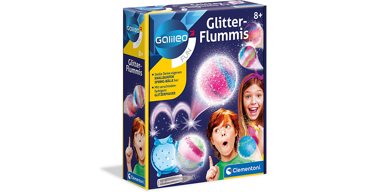 Spielzeug: Clementoni Glitter-Flummis