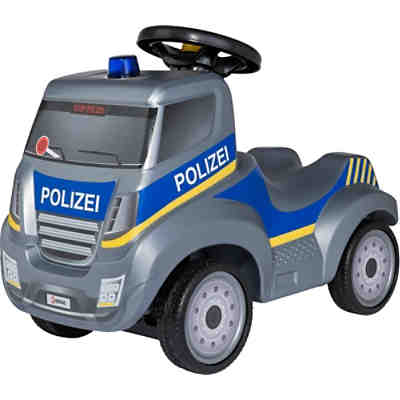 Ferbedo Truck Polizei, mit Hupe und Anhängerkupplung, Blaulicht