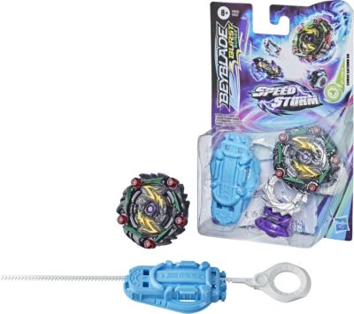 Beyblade Burst Surge Speedstorm Curse Satomb S6 Kreisel Starter Pack – Abwehr-Typ Battle Kreisel mit Starter, Spielzeug für Kinder