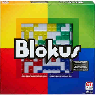 Mattel Games Blokus, Gesellschaftsspiel, Strategiespiel, Kinderspiel