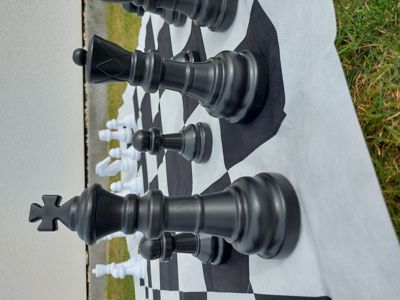 alldoro - XXL Garten Schach mit Tragetasche, inkl. Spielfeld (158x158cm),  Spielfiguren (13,5-30cm), 4 Haken bei Marktkauf online bestellen