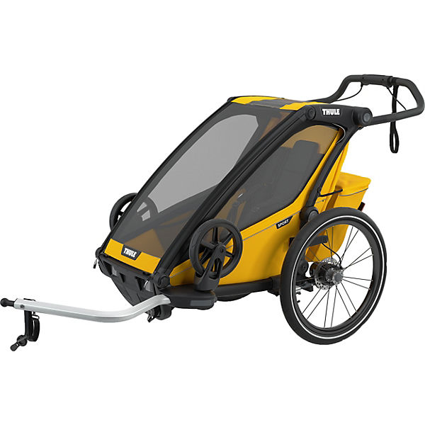 Thule Chariot Sport, Multisport-Fahrradanhänger Einsitzer, Spectra Yellow