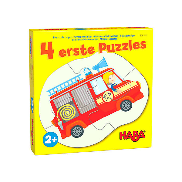 4 erste Puzzles – Einsatzfahrzeuge