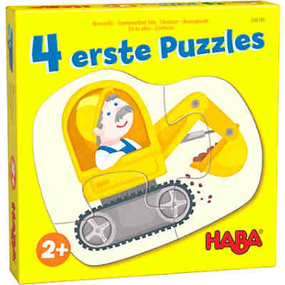 HABA 306181 4 erste Puzzles – Baustelle