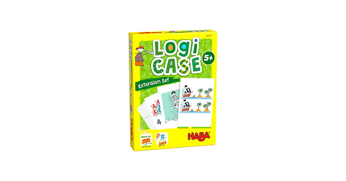 Brettspiele/Lernspiele: HABA LogiCASE Extension Set – Piraten
