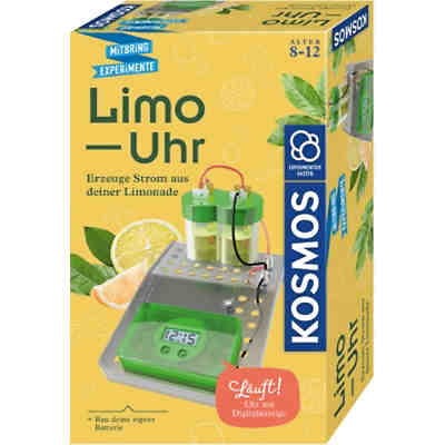 Mitbringexperiment Limo-Uhr - Erzeuge Strom aus deiner Limonade