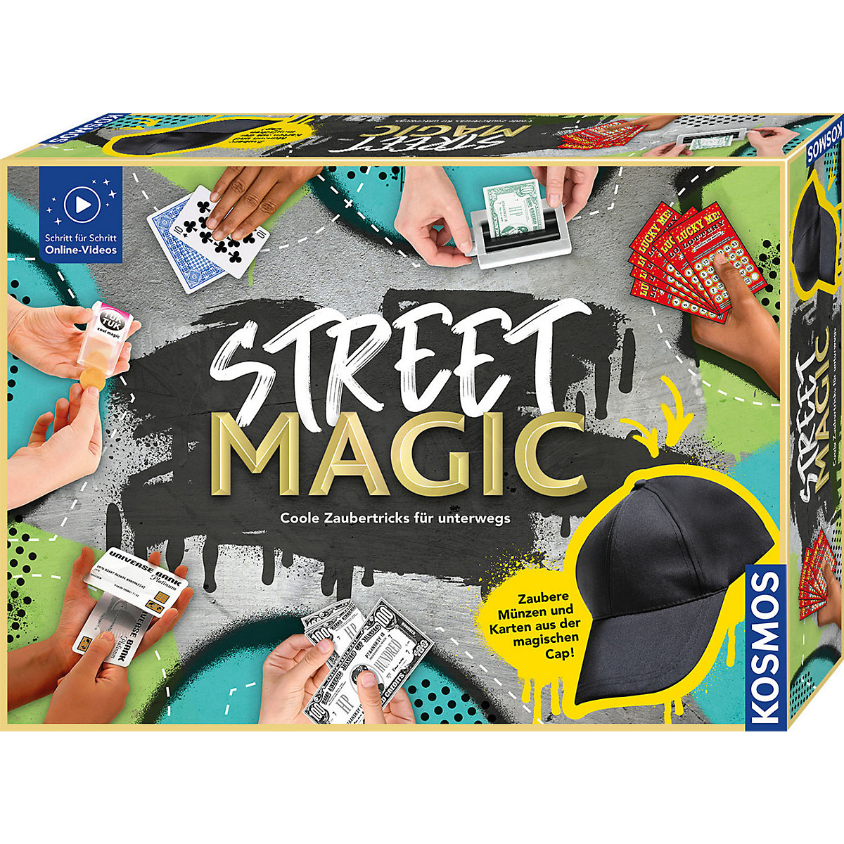 Kosmos Street Magic Coole Zaubertricks für unterwegs