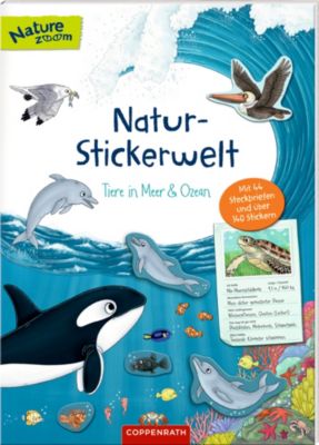 Image of Buch - Natur-Stickerwelt: Tiere in Meer und Ozean