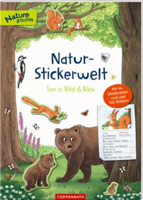 Image of Buch - Natur-Stickerwelt: Tiere in Wald und Wiese