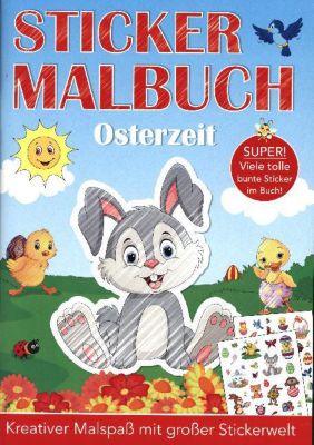 Image of Buch - Sticker Malbuch Osterzeit